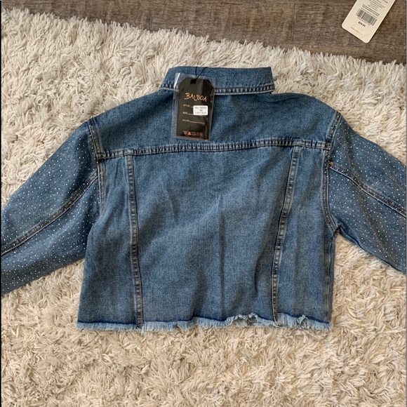 Light denim sparkly jacket - Picture 2 of 2